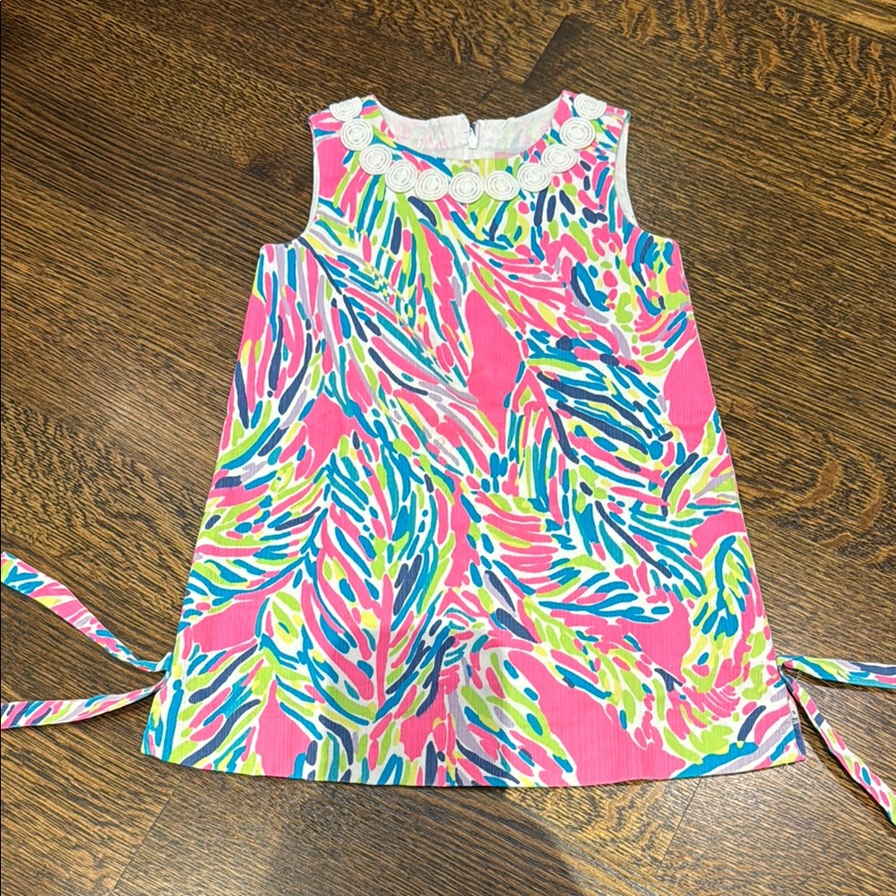 Lilly Pulitzer Multicolored Midi A-Line Dress